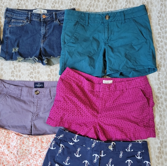 Lot 9 Sz 4 6 Shorts American Eagle Abercrombie Gap J Crew Banana Republic Jean - Picture 7 of 12